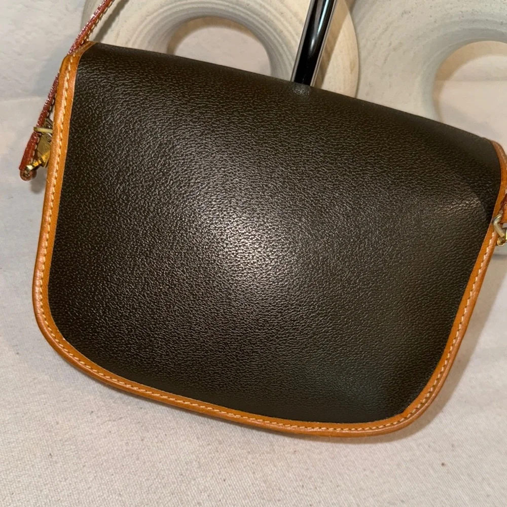 Authentic Francois Marot Paris Black and Tan Crossbody Bag - Picture 7 of 13